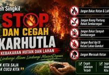 Kodim 0109/Aceh Singkil Galakkan Kampanye Cegah Kebakaran Hutan dan Lahan