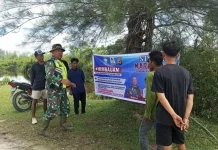 Antisipasi Karhutla, Warga Bersama Babinsa di Singkil Gencarkan Patroli