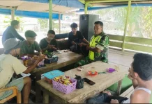 Babinsa Ajak Pemuda di Singkil Jauhi Judi Online