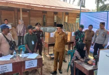 Forkopimda Subulussalam Turun ke TPS Pastikan Pilkampong Aman