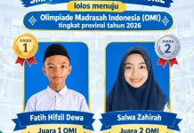 Dua Pelajar SMP Muhammadiyah Singkil Lolos ke Olimpiade Tingkat Provinsi Aceh