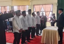 Ratusan Anggota BPKam di Aceh Singkil Dilantik