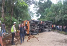 Waspada Tumpahan CPO di Jontor Subulussalam Pengendara Imbau Hati-Hati