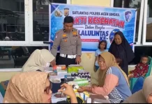 Peringati Hari Lalu Lintas ke-71, Polres Aceh Singkil Gelar Bakti Kesehatan