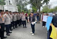 Massa HIMAPAS Tagih Janji Pemerintah Soal Aceh Singkil