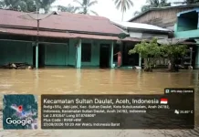 Sungai Lae Soraya Meluap, Puluhan Rumah di Sultan Daulat Terendam