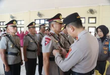 Kapolres Aceh Singkil Pimpin Sertijab Wakapolres dan Sejumlah Pejabat Utama