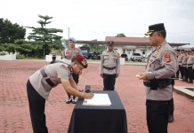Polres Subulussalam Rotasi Jabatan Kabag Ren dan Kasat Narkoba