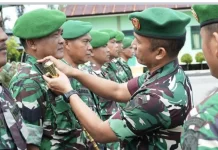 Sebanyak 36 Prajurit Kodim Aceh Singkil Naik Pangkat