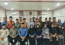 Kakanwil Kemenag Aceh Lantik Tiga ASN di Aceh Singkil