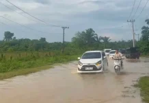 Air Mulai Naik, Pengendara di Lintasan Sebatang-Selok Singkil Diminta Waspada