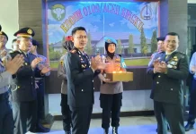 HUT Ke-81 TNI, Polres Aceh Singkil Beri Kejutan untuk Kodim 0109/Aceh Singkil