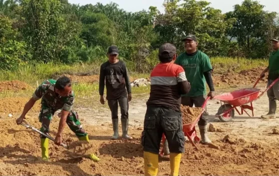 TNI Awasi Proyek Koperasi Desa di Subulussalam