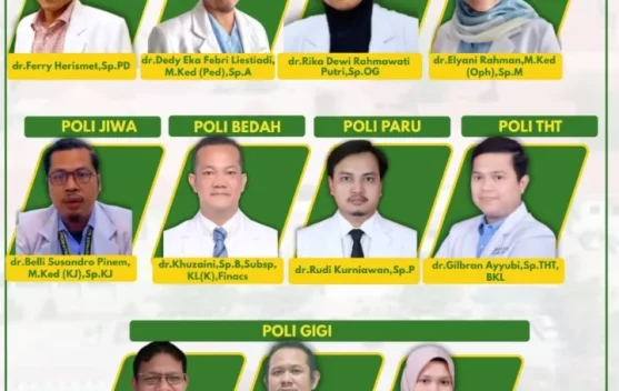 Jadwal  Dokter Spesialis RSUD Selasa 10 Maret