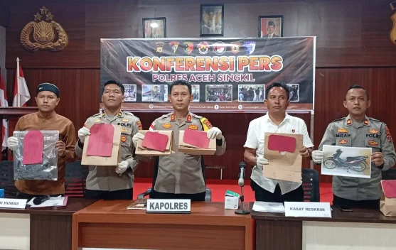 Polres Aceh Singkil Ungkap Empat Kasus Atensi Publik