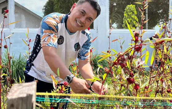 Rutan Singkil Sukses Kembangkan Tanaman Rosella, Perkuat UMKM Warga Bianaan