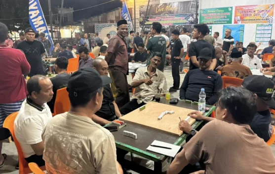 Turnamen Domino di Subulussalam Jadi Wadah Pererat Silaturahmi Polri dan Warga