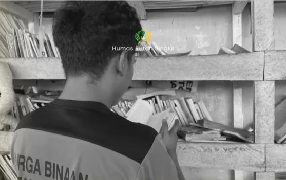 Melalui Perpustakaan Syair Perahu, Rutan Singkil Tingkatkan Literasi WBP