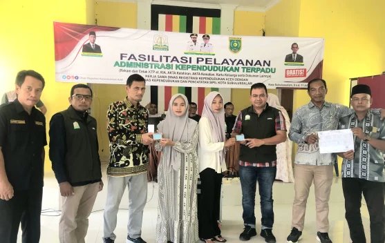 DRKA Aceh Gelar FastDUK Jemput Bola Layani Adminduk di 3 Kecamatan Subulussalam