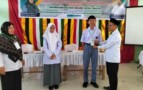 Kegiatan MATAMUDA 2026/2027 MAN Aceh Singkil Resmi di Buka.