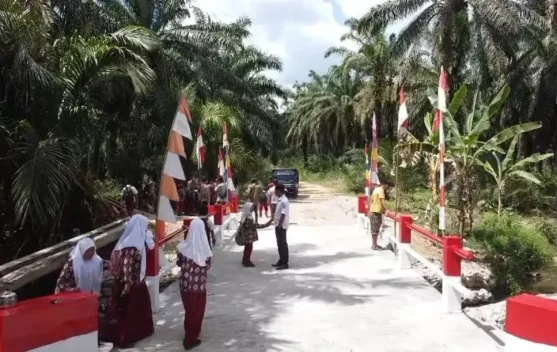 Selesai Dibangun TNI, Jembatan Garuda Dongkrak Ekonomi Warga