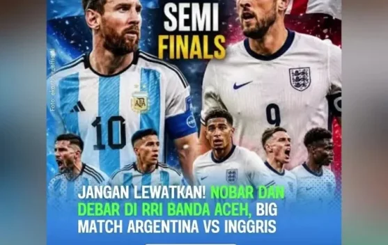 Duel Sengit Argentina VS Inggris Semifinal Besok, Ini Perbandingan Kekuatan Tim