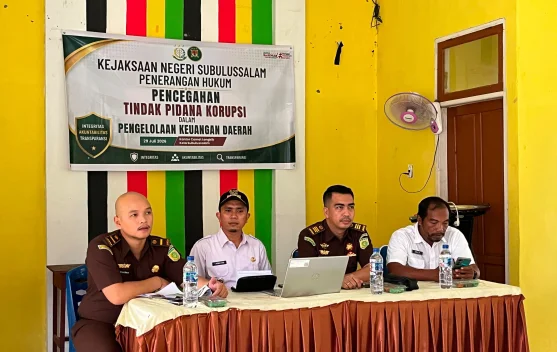 Tekan Potensi Kerugian Daerah, Kejari Subulussalam Gencarkan Penyuluhan Hukum