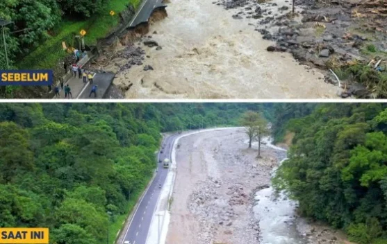 Kementerian PU Rampungkan Jalan Lembah Anai, Konektivitas Sumatera Pulih