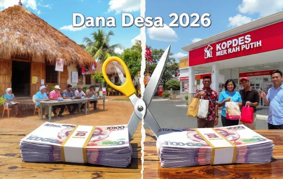 Dana Desa 2026 Diperketat, 58,03% Dialokasikan ke Koperasi Merah Putih