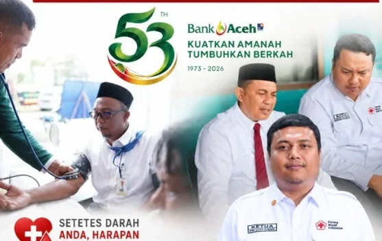 Bank Aceh Syariah di Aceh Singkil Peringati HUT Ke-53 dengan Kegiatan Donor Darah