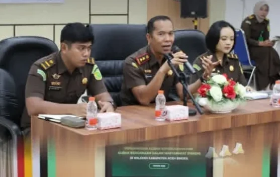Kejari Gelar Rakor Bersama Tim PAKEM Aceh Singkil
