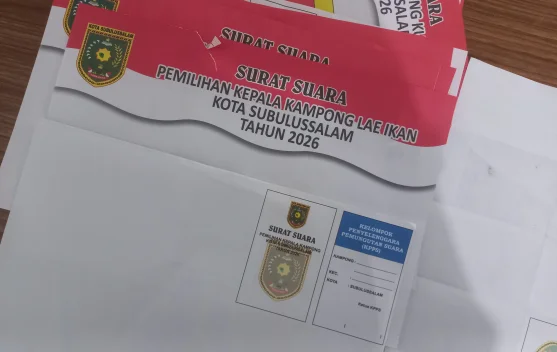 Petugas Temukan 51 Surat Suara Rusak Jelang Pilkampong Subulussalam