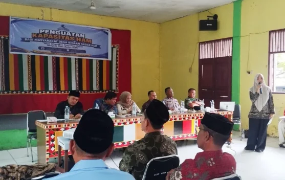 Kampung Pulau Sarok Singkil, Ditetapkan Menjadi Desa Binaan Penggerak HAM