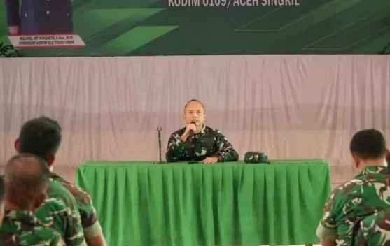 Dandim Singkil Ingatkan Disiplin Prajurit dan Jauhi Narkoba