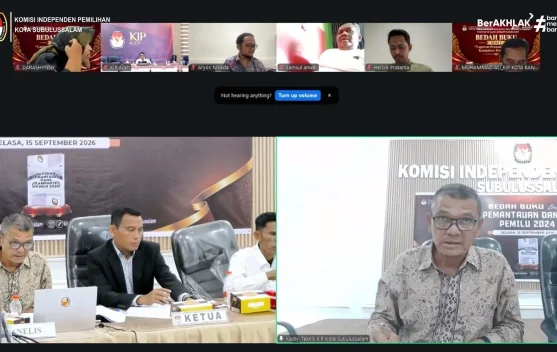 Evaluasi Dana Kampanye 2024, KIP Subulussalam Gelar Bedah Buku