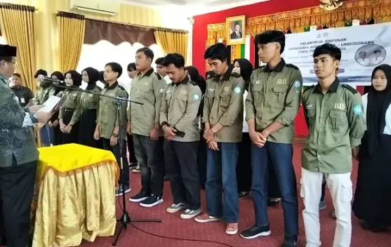 Bupati Aceh Singkil Lantik Pengurus Himasil- Lhokseumawe