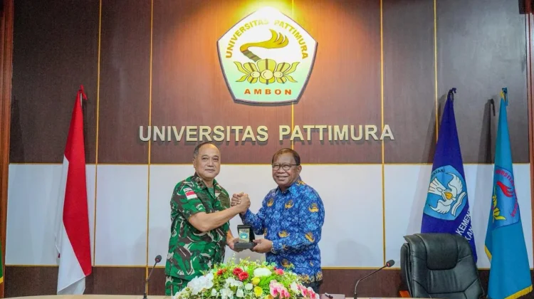 Bangun Sinergi Maritim, Dankodaeral IX & Rektor Unpatti Bersilaturahmi
