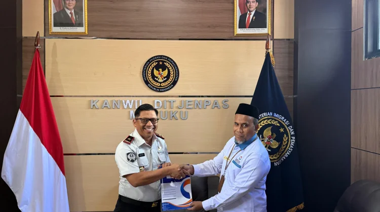 Kanwil Ditjenpas Maluku Terima Hasil Penilaian Maladministrasi dari Ombudsman