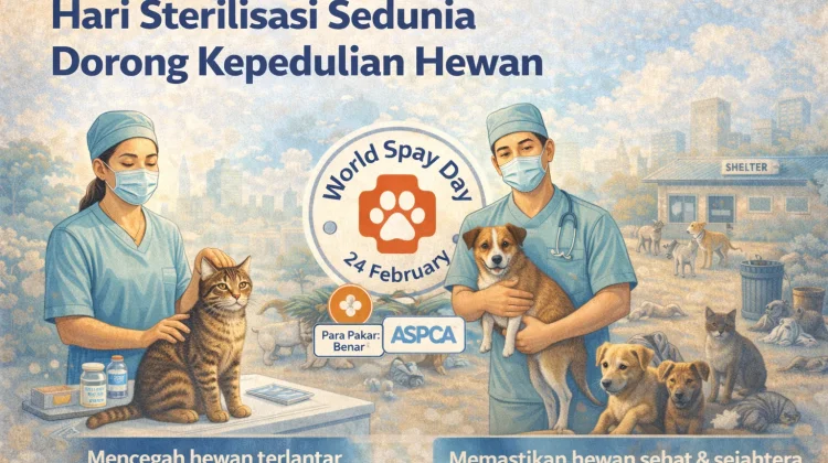 Hari Sterilisasi Sedunia Dorong Kepedulian Hewan