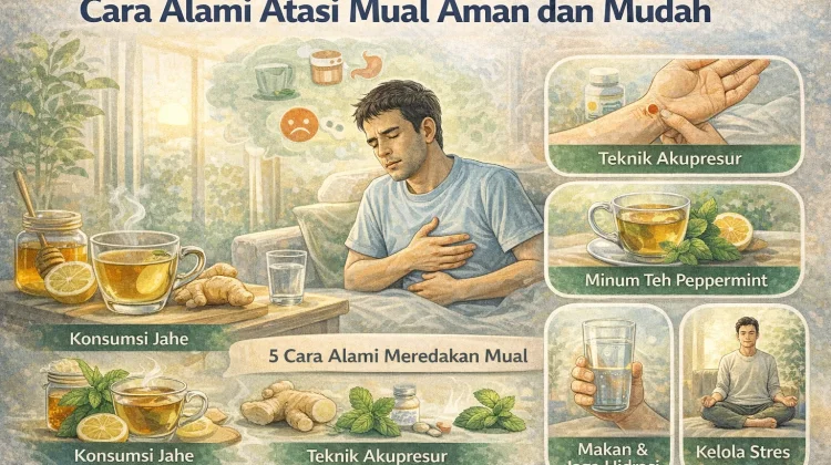 Cara Alami Atasi Mual,  Aman dan Mudah