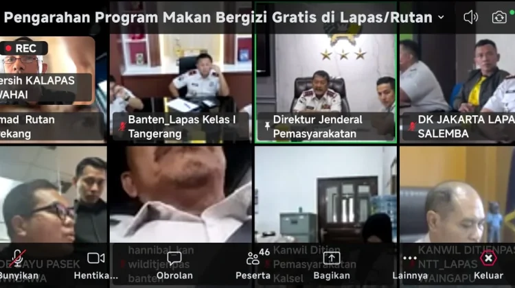 Lapas Wahai Mantapkan Langkah Implementasi MBG Usai Pengarahan Dirjenpas
