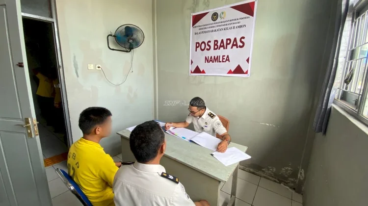 PK Bapas Ambon Aktif Dampingi Klien di Pos Bapas Namlea