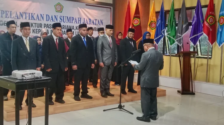 Sejumlah Pejabat Struktural Unidar Ambon Resmi Dilantik