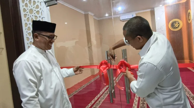 Wujudkan Kenyamanan Ibadah, Kanwil Kemenkum Maluku Resmikan Mushola Baru