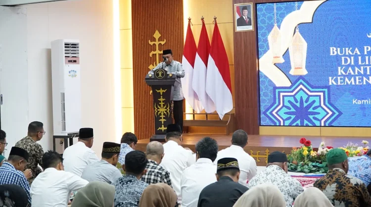 Pererat Silaturahmi, Kemenkum Maluku  Buka Puasa Bersama