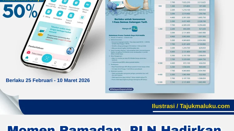 Ramadan Terang: PLN Beri Diskon Tambah Daya Lima Puluh Persen