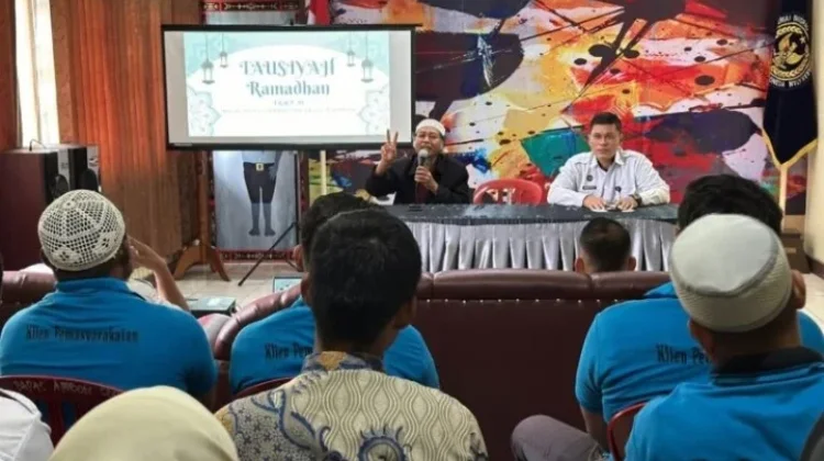 Tausiah Ramadan,Bapas Ambon Perkuat Bimbingan Sipiritual Klien
