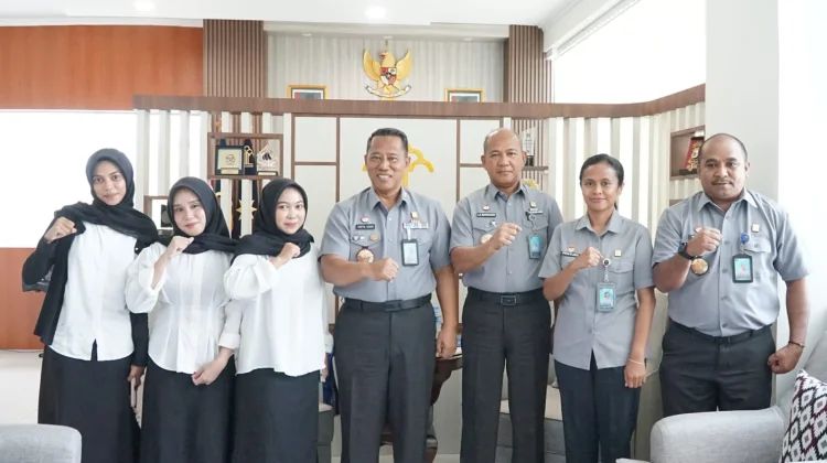 Tiga Mahasiswa Unpatti Akhiri Masa Pembelajaran di Kemenhum Maluku