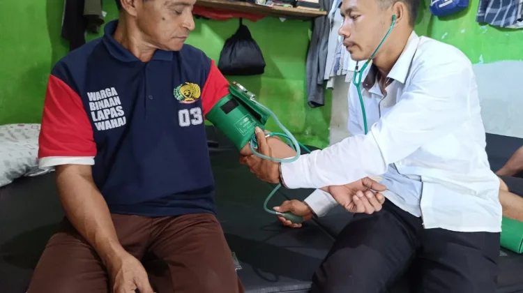 Perling Hadir di Blok Hunian Lapas Wahai, Pastikan Warga Binaan Sehat Berpuasa