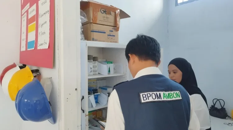 Layanan Farmasi Klinik Lapas Namlea Diinspeksi BPOM Ambon